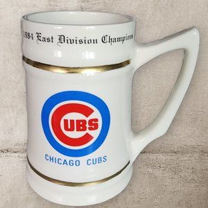 1984 CHICAGO CUBS 1984 Nat'l League East Champs Ceramic 5.75" Stein/Mug